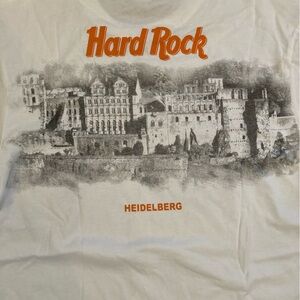 Hard Rock Cafe Heidelberg White T-Shirt 100% Baumwolle(Cotton) Unisex XL